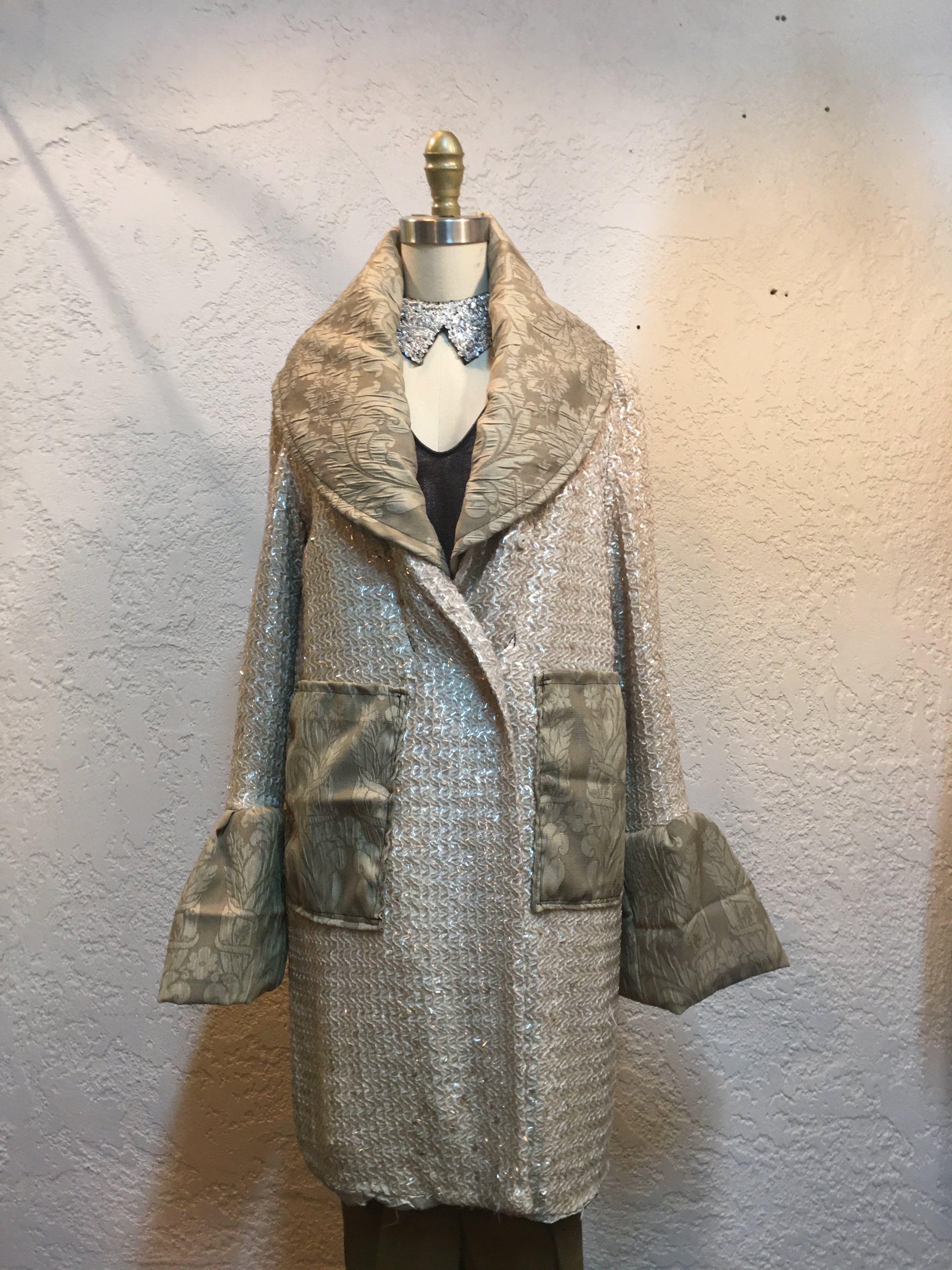 Sequined coat store